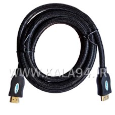 کابل 1.8 متر HDMI مارک B-CABLE پشتیبانی 4K / جنس کنفی و فوق العاده مقاوم / تمام مس واقعی / تک پک شرکتی